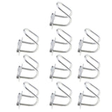 Maxbell 10PCS 90 Pipe to Pipe Lock Clamp Holder  1 to 0.75Inch