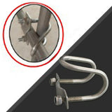 Maxbell 10PCS 90 Pipe to Pipe Lock Clamp Holder  1 to 0.75Inch