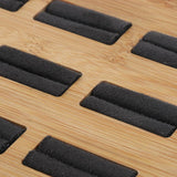 Max Solid Wood Ring Display Organizer Box Tray Holder Earrings Storage Case Black Velvet
