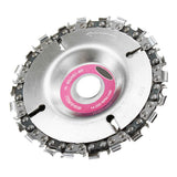 Max 4" Angle Grinder Disc and Chain Wood Carving 22 Tooth Fine Cut 5/8" Arbor