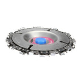 Max 4" Angle Grinder Disc and Chain Wood Carving 22 Tooth Fine Cut 5/8" Arbor