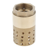 Maxbell Brass Foot Valve Check Valve with Holes Strainer Filter DN25