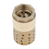 Maxbell Brass Foot Valve Check Valve with Holes Strainer Filter DN25