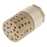 Maxbell Brass Foot Valve Check Valve with Holes Strainer Filter DN25