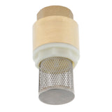 Maxbell Brass Foot Valve Mesh Check Valve with Strainer Filter DN20