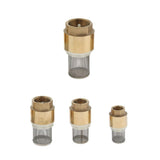 Maxbell Brass Foot Valve Mesh Check Valve with Strainer Filter DN20