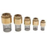 Maxbell Brass Foot Valve Mesh Check Valve with Strainer Filter DN20