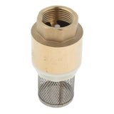 Maxbell Brass Foot Valve Mesh Check Valve with Strainer Filter DN20