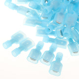 Max 100 Pieces Male Fully Insulated Wiring Wire Crimp Terminal Spade Connector