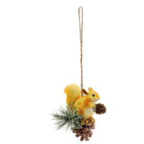 Max Artificial Squirrel Hanging Pendant For Home Christmas Xmas Party Dec Brown