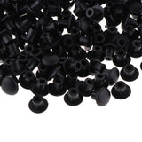 Maxbell 1000x Plastic Hole Plug Furniture Hinge Hole Cover Blanking Cap 5MM  Black