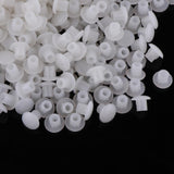 Maxbell 1000x Plastic Hole Plug Furniture Hinge Hole Cover Blanking Cap 5MM  White B