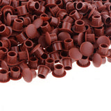 Maxbell 8mm plastic cover cap furniture cabinet cupboard hinge hose blanking  Brown