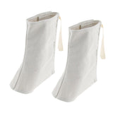 Max 2pieces Welding Protective Shoes Shoe Spats Calves Feet Cover Welder  Canvas