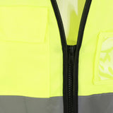 Max Maxb Safety Vest Reflective Jacket Waistcoat Vest  XL Fluorescent Yellow