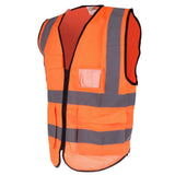 Max Maxb Safety Vest Reflective Jacket Waistcoat Vest  XL Orange