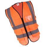 Max Maxb Safety Vest Reflective Jacket Waistcoat Vest  XL Orange