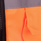 Max Maxb Safety Vest Reflective Jacket Waistcoat Vest  XL Orange