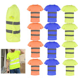 Max Maxb Reflective T Shirt Safety Quick Dry High Visibility Short Sleeve L-XXXL Yellow L