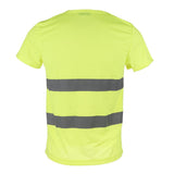 Max Maxb Reflective T Shirt Safety Quick Dry High Visibility Short Sleeve L-XXXL Yellow L