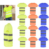 Max Maxb Reflective T Shirt Safety Quick Dry High Visibility Short Sleeve L-XXXL Yellow L