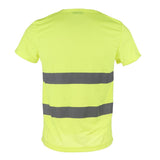 Max Maxb Reflective T Shirt Safety Quick Dry High Visibility Short Sleeve L-XXXL Yellow XXXL