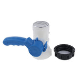 Max Maxb 1Pc IBC Tote Tank Hose Fittings Butterfly Valve Yard Hose Connector 2.44inch