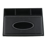 Maxbell PU Leather Tissue Box Cover Car Table Napkin Case Holder Storage Organiser