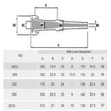 Maxbell Long Milk Teatcups Teat Cup Rubber Inflations/ Liners for Cow Goat 240