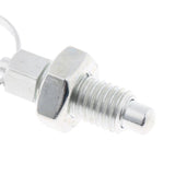 Max Galvanised Carbon Steel Non Lock-Out Indexing Plunger with Pull Ring M8