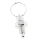 Max Galvanised Carbon Steel Non Lock-Out Indexing Plunger with Pull Ring M8