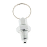 Max Galvanised Carbon Steel Non Lock-Out Indexing Plunger with Pull Ring M12