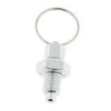 Max Galvanised Carbon Steel Non Lock-Out Indexing Plunger with Pull Ring M12
