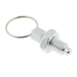 Max Galvanised Carbon Steel Non Lock-Out Indexing Plunger with Pull Ring M10