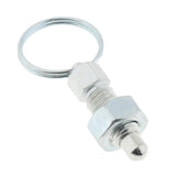 Max Galvanised Carbon Steel Non Lock-Out Indexing Plunger with Pull Ring M6