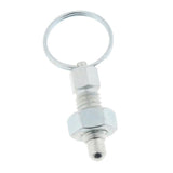 Max Galvanised Carbon Steel Non Lock-Out Indexing Plunger with Pull Ring M6