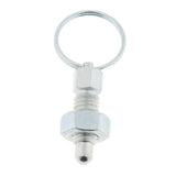 Max Galvanised Carbon Steel Non Lock-Out Indexing Plunger with Pull Ring M6