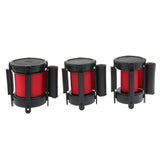 Max Stanchion Queue Barrier Extended Retractable Belt 2m Red