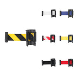 Max Stanchion Queue Barrier Extended Retractable Belt 2m Red