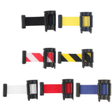 Max Stanchion Queue Barrier Extended Retractable Belt 2m Red