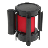 Max Stanchion Queue Barrier Extended Retractable Belt 2m Red