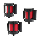 Max Stanchion Queue Barrier Extended Retractable Belt 2m Red