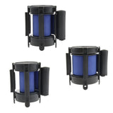 Max Stanchion Queue Barrier Extended Retractable Belt 2m Blue