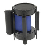 Max Stanchion Queue Barrier Extended Retractable Belt 2m Blue