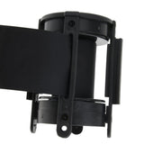 Max Stanchion Queue Barrier Extended Retractable Belt 2m Black