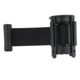 Max Stanchion Queue Barrier Extended Retractable Belt 2m Black