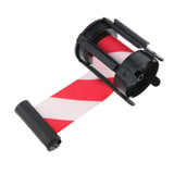 Max Stanchion Queue Barrier Extended Retractable Belt 2m White Red Stripes
