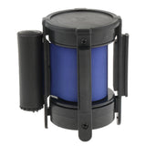 Max Stanchion Queue Barrier Crowd Control Retractable Blue