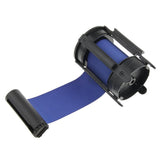 Max Stanchion Queue Barrier Crowd Control Retractable Blue