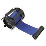 Max Stanchion Queue Barrier Crowd Control Retractable Blue